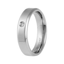 Aliança de Namoro Supreme 4.50mm com Zircônia Aliança de Namoro Supreme 4.50mm com Zircônia