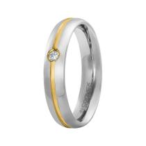 Aliança de Namoro Veneza 5mm Filete Central Gold IPG Aliança de Namoro Veneza 5mm Filete Central Gold IPG
