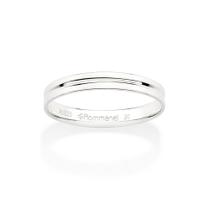 Aliança de prata 925 810256 Rommanel Aliança de prata 925 810256 Rommanel