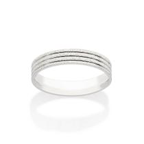 Aliança diamantada de prata 925 810232 Rommanel Aliança diamantada de prata 925 810232 Rommanel