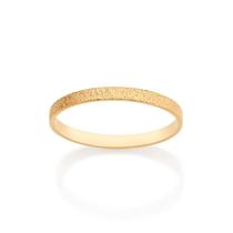 Aliança Diamantada Rommanel Folheado a Ouro 513275