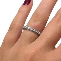 Aliança Diamantes Brilhantes Ouro Branco 0,62Cts 00815 K990 Aliança Diamantes Brilhantes Ouro Branco 0,62Cts 00815 K990
