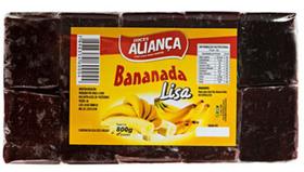 Aliança Doce de Bananada Lisa - Pacote 800G