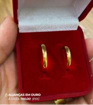 Aliança em Ouro 18k 2 gramas Aliança em Ouro 18k 2 gramas