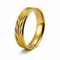 Aliança em Ouro 18K 5,00 mm Fosco Diamantado - Joia de Noivado ou Casamento Aliança em Ouro 18K 5,00 mm Fosco Diamantado - Joia de Noivado ou Casamento