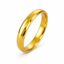 Aliança em Ouro 18K Anatômica 4,50 mm com Acabamento Polido Aliança em Ouro 18K Anatômica 4,50 mm com Acabamento Polido