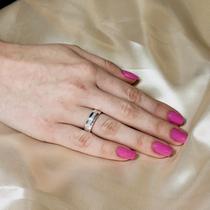 Aliança em Prata 6mm Suprema Com Zircônias Aliança em Prata 6mm Suprema Com Zircônias