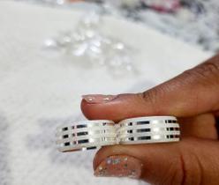 Aliança em prata 8mm