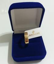 Aliança Fio Lateral,Banhadas 3 vezes ao ouro 18k