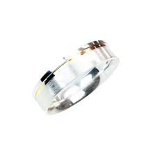 Aliança Fosca Reta 5 mm Com Friso Lateral Aliança Fosca Reta 5 mm Com Friso Lateral