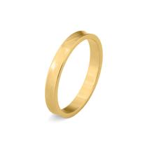 Aliança Ishizaki 3 mm Côncava Ouro 18K
