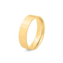 Aliança Ishizaki 5 mm Reta Ouro 18K Aliança Ishizaki 5 mm Reta Ouro 18K