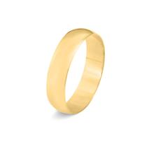 Aliança Ishizaki 5,00 mm Linha Clássica Ouro 18K Aliança Ishizaki 5,00 mm Linha Clássica Ouro 18K