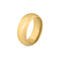 Aliança Ishizaki 7,0mm / 2,20mm Linha Anatômica Abaulada Alta Ouro 18K Aliança Ishizaki 7,0mm / 2,20mm Linha Anatômica Abaulada Alta Ouro 18K