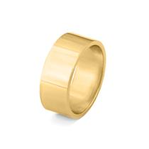 Aliança Ishizaki 8 mm Reta Ouro 18K