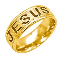 Aliança Jesus Banhada Ouro 18k 6mm Casal Noivos Compromisso Luxo Aliança Jesus Banhada Ouro 18k 6mm Casal Noivos Compromisso Luxo