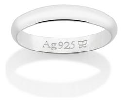 Aliança Lisa Meia Cana Com 3,0 Mm. 810208