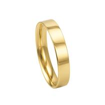 Aliança Masculina 4MM Reta em Ouro 18K - AU13509 Aliança Masculina 4MM Reta em Ouro 18K - AU13509