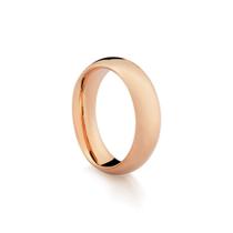 Aliança Masculina em Ouro 18K Rosé 6,0mm