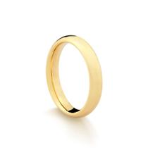 Aliança Masculina em Ouro Amarelo 18K 4,0mm