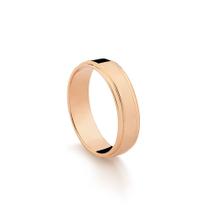 Aliança Masculina em Ouro Rosé 18k 5,0mm