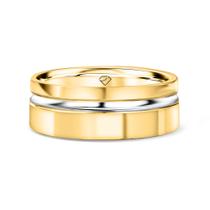 Aliança Montalcino Em Ouro 18k