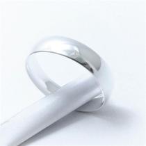 Aliança Namoro Compromisso 5mm Aro 22 Prata Antialérgica