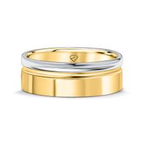 Aliança Palermo Em Ouro 18k
