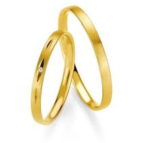 Aliança para Noivado e Casamento em Ouro Love Slin 05 - Pipper Joias