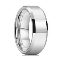 Aliança Prata 925 Avulsa Chanfrada 6mm Unissex Namoro Compromisso Anatômica