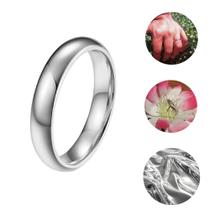 Aliança Prata 925 Compromisso Anatômica 3mm Namoro