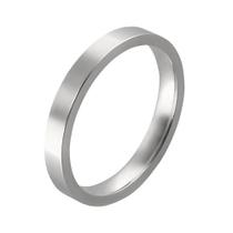Aliança Prata 950 Reta Anatômica 3mm Alta Polida Aliança Prata 950 Reta Anatômica 3mm Alta Polida
