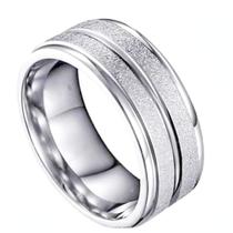 Aliança Prata Risco Brilho Fosco 6mm Namorados Compromisso Luxo Tradicional Tungstênio