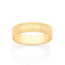 Aliança religiosa folheada a ouro 513048 Rommanel Aliança religiosa folheada a ouro 513048 Rommanel