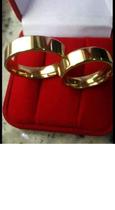 Aliança Reta casamento o Par Banhada a Ouro 18 k Com 03 anos de Garantia Aliança Reta casamento o Par Banhada a Ouro 18 k Com 03 anos de Garantia