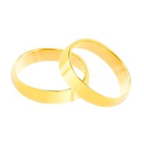 Aliança Reta Ouro 18k 6mm Lisa Noivado Casamento Luxo Compromisso