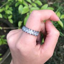 Alianca retangular candy color