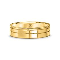 Aliança Roma Em Ouro 18k