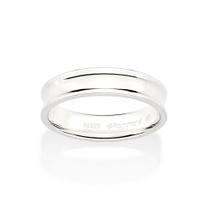 Aliança Rommanel Lisa e Abaulada Prata 925 810253 Aliança Rommanel Lisa e Abaulada Prata 925 810253