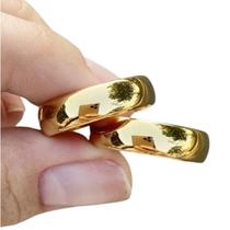 Aliança Tradicional 6mm Ouro 18k - Tamanho 12/13 e 30/31