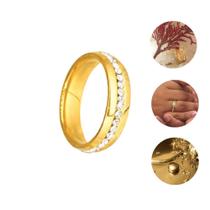 Aliança Tungstênio Namoro Noivado Pedras Diamantada Brilho Aliança Tungstênio Namoro Noivado Pedras Diamantada Brilho