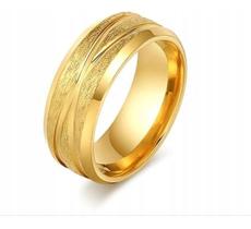 Aliança Tungstênio Ouro 18K Noivado Fosca Casamento Unissex 6mm