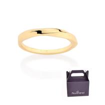 Aliança Twist Banhado à Ouro Rommanel 513561 Aliança Twist Banhado à Ouro Rommanel 513561