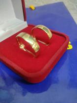 Alianças 6 mm Ouro 18 Kilates Peso 6 gramas