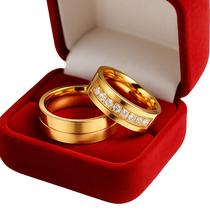 Alianças Banhada Ouro 18k Casamento Tradicional Noivado Anel Anatômicas Resistentes Bonitas Presente Celebração União Presente de Dia dos Namorados