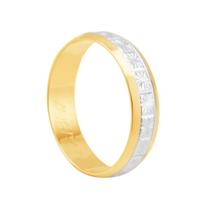 Alianças Bodas de Prata em Ouro 18K Masculina - AU8113