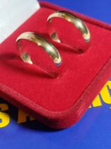 Alianças Boleadas Noivado Casamento Ouro 18 Kilates 7.10 Gramas Maciça Alianças Boleadas Noivado Casamento Ouro 18 Kilates 7.10 Gramas Maciça