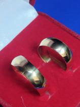 Alianças Boleadas Ouro 18k Noivado e Casamento 12 Gramas 7 mm Alianças Boleadas Ouro 18k Noivado e Casamento 12 Gramas 7 mm