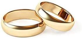 Alianças Casal Noivado e Casamento Ouro 18 Kilates