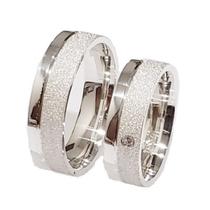 Alianças Compromisso Prata 6mm